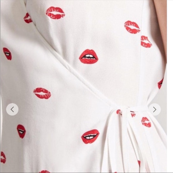 Lips Wrap Dress - Picture 3 of 6